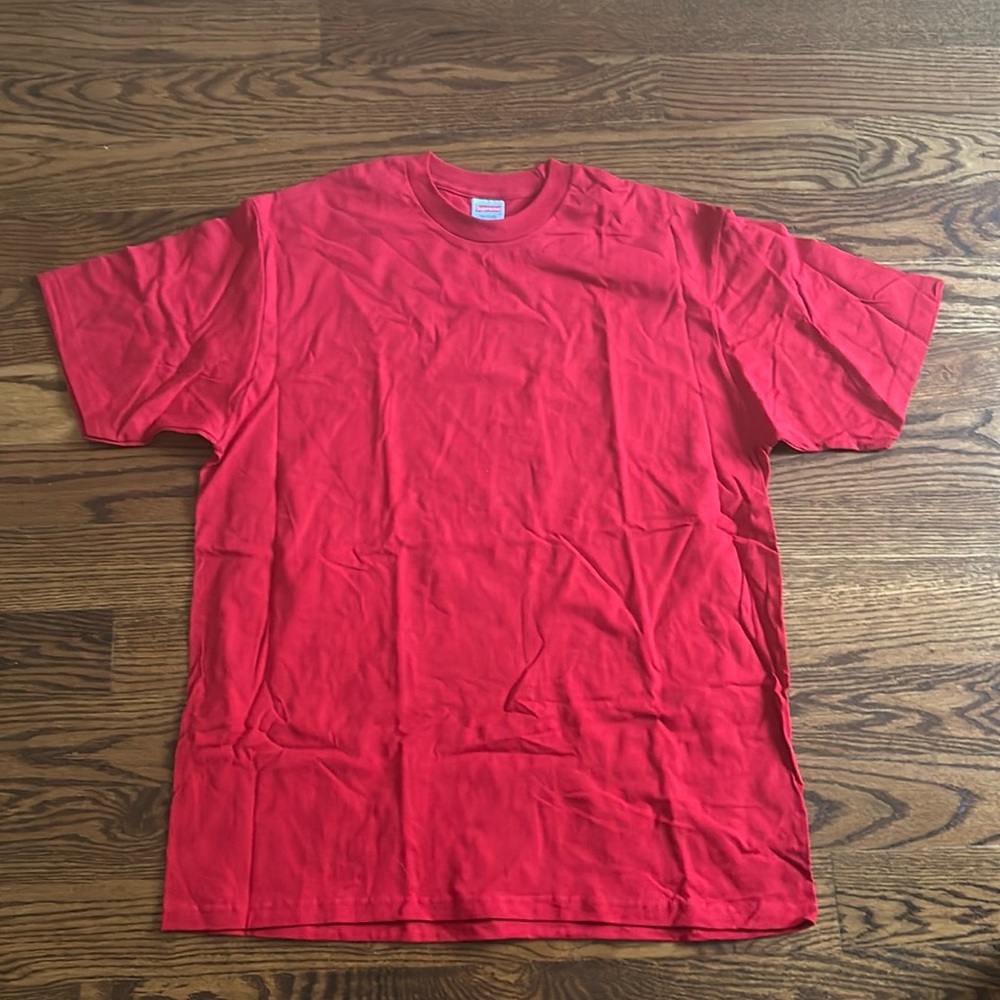 SUPREME BLANK RED T-SHIRT